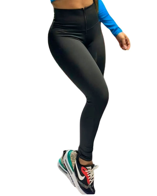 Legging Negro con Cierre